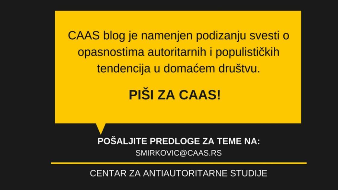 Piši za CAAS blog!