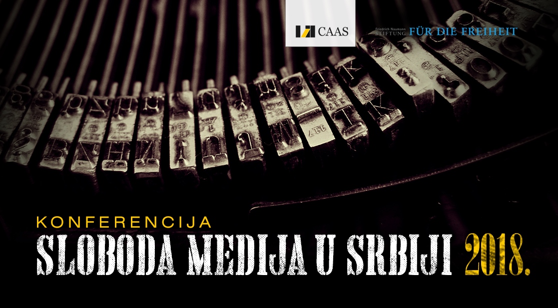 Pozivamo Vas na konferenciju “Sloboda medija u Srbiji 2018” 15. decembra u Medija centru